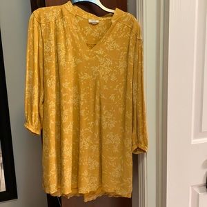 Mustard dress